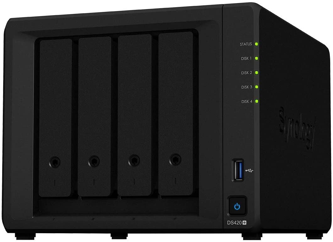 Synology NAS de 2 bahías DiskStation DS420+ (sin Disco)